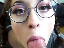 Blowjob Cum Cumshot Deepthroat Girlfriend Handjob Homemade POV Throat