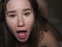Blowjob Brunette Brutal Dick Extreme Hardcore HD Nipples Ride