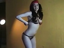 Big Tits Boobs Brunette Busty Solo Strip Tease Webcam