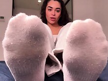 Amateur Brunette Fetish Foot Fetish Solo Webcam