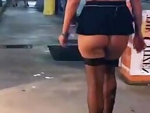 Amateur Ass Brunette Hooker MILF Outdoor Public Pussy Solo