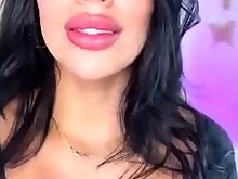 Babe Big Tits Boobs Brunette Busty Jerking Solo