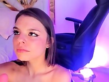 Amateur Blonde Dildo Masturbation Solo Teen Webcam