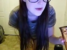 Amateur Blonde Cute Jerking Solo Teen Webcam