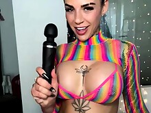 Amateur Beautiful Big Tits Boobs Brunette Busty Lingerie Solo Tease