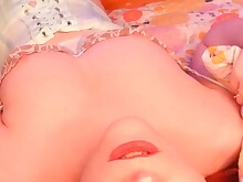 Big Tits Boobs Busty Hooker Masturbation Redhead Solo Stockings
