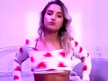 Amateur Blonde Cute Dildo Fetish Lingerie Masturbation Panties Solo
