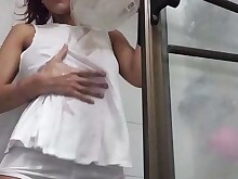 Amateur Shower Solo Teen Wet
