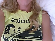 Amateur Blonde Mammy Masturbation Mom POV Pussy Solo Webcam