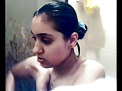 Asian Babe Bathroom Cute Girlfriend Indian Shower