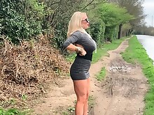 Amateur Blonde Fetish HD Outdoor