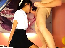 Asian Blowjob Cute HD Ladyboy POV Shemale Teen