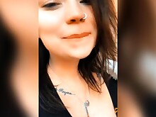 Brunette Close Up Gorgeous Hooker Solo