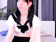 Brunette Masturbation Solo Teen Webcam