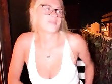 Big Tits Blonde Boobs Busty Mature MILF Playing Solo Webcam