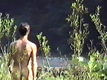 Brunette Dick HD Huge Cock Masturbation Outdoor Public