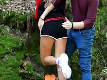 Amateur Fingering Outdoor Spanking