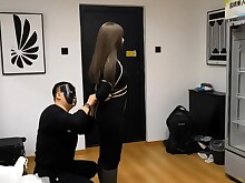 Bdsm Brunette Domination Fetish HD Slave Train