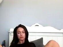 Amateur Babe Brunette Masturbation Small Tits Solo Tease Teen Tits