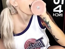 Amateur Blonde Pussy Solo Toys Vibrator