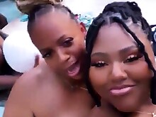 Bbw Big Tits Black Boobs Busty Ebony Outdoor Public