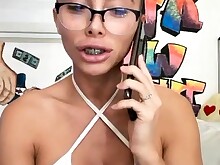 Brunette Masturbation Solo Teen Webcam