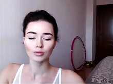 Amateur Brunette Cheerleader Solo Teen Webcam