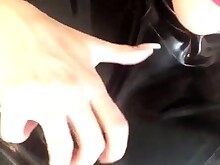 Amateur Brunette Cheerleader Fetish Latex Masturbation Solo Webcam