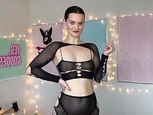 Amateur Babe Lingerie Masturbation Small Tits Solo Stockings Teen Tits