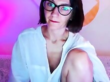 Amateur Brunette Cute Masturbation Solo Webcam