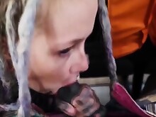 Amateur Blowjob Close Up Fetish HD MILF Outdoor