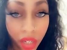 Amateur Babe Black Ebony Solo Webcam