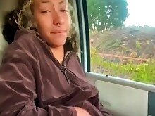 Amateur Blonde Blowjob Outdoor POV