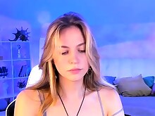 Blonde Close Up Solo Strip Tease Teen