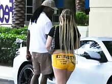 Amateur Ass Blonde MILF Outdoor