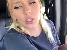 Amateur Blonde Outdoor Public Solo