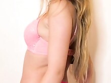 Brunette Dildo Fuck Jerking Panties Solo Webcam