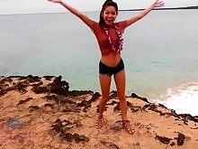 Amateur Asian Big Tits Boobs Busty HD Japanese Mammy Outdoor