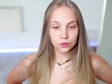 Blonde Close Up Solo Strip Tease Teen