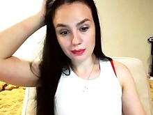 Amateur Big Tits Boobs Brunette Busty Gorgeous Nipples Skinny Solo