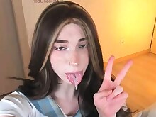 Ladyboy Masturbation Shemale Solo Webcam
