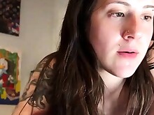 Amateur Brunette Cute Masturbation Solo Webcam