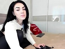 Ass Brunette MILF Solo Webcam